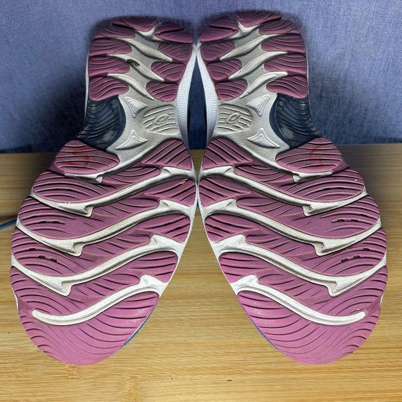 ASICS Gel-Nimbus 23 Women’s Running Shoes Sz 10.5 Navy Pink/Purple Sneakers NICE - Picture 11 of 12